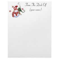 Customized Christmas Letterhead by ForWorkaholics Customized Christmas Letterhead