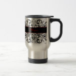 Customized Dark Elegance Coffee Mugs