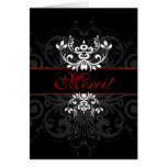 Customized Dark Elegance Greeting Cards