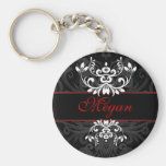 Customized Dark Elegance Keychain