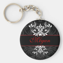 Customized Dark Elegance Keychain