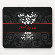 Customized Dark Elegance Mouse Pads