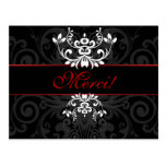 Customized Dark Elegance Postcard