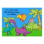 Customized Dino-mite Birthday Bash Invitations