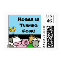 Customized Farm Theme Postage Stamps