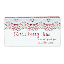 customized food gift label for jars or gift bags