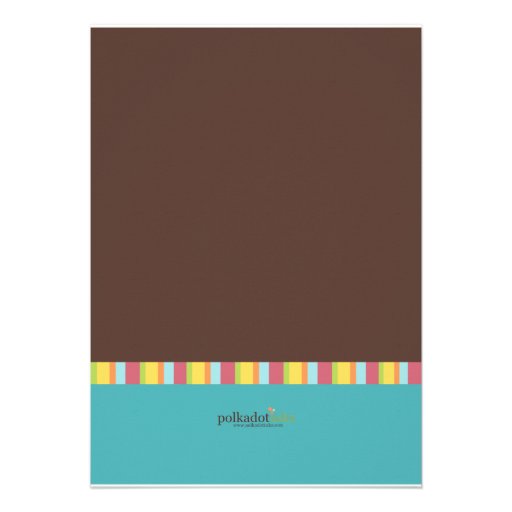 Customized*Giraffe Invitation Card