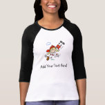 Customized Girls Baseball Dive T-shirts