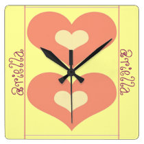 Customized Girly Clock wall clocks