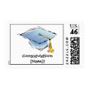 Customized Graduation Postage Stamp by occassionstamps Customized Graduation Postage Stamp
