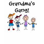 Customized Grandma's Gang Stick Kids T-shirts