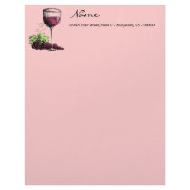 Customized Grape Vine Letterhead