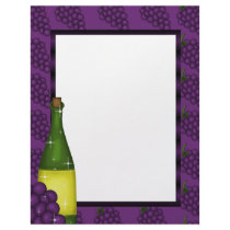 Customized Grape Vine Letterhead