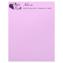 Customized Grape Vine Letterhead