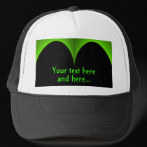 Customized Green Text Hat