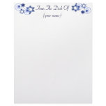 Customized Hanukkah Letterhead