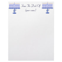 Customized Hanukkah Letterhead by ForWorkaholics Customized Hanukkah Letterhead