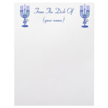 Customized Hanukkah Letterhead by ForWorkaholics Customized Hanukkah Letterhead