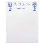 Customized Hanukkah Letterhead