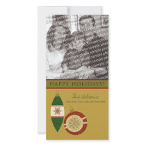 Customized Happy Holidays Ornament Design :: 05 Photo Cards