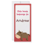 Customized*Horse Bookmarks Book Rack Card