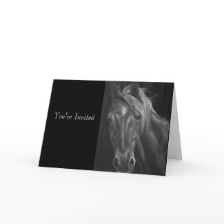 Customized Horse Party Invitations card