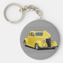 customized hot rod car keychains