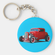 customized hot rod keychain