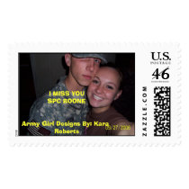 CUSTOMIZED - I MISS YOU SPC BOONE postage
