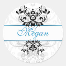 Customized Light Elegance Round Sticker