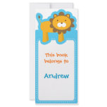 Customized*Lion Bookmarks Personalized Rack Card