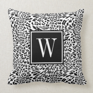 Customized Monogram Leopard Print