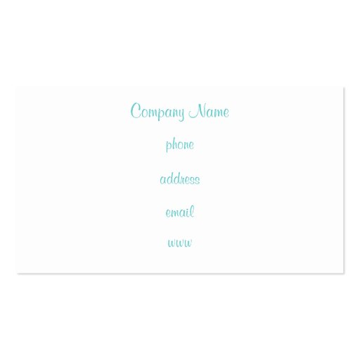 Customized Pastel Cupcake Business Card (back side)