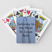 customized playing cards-St. Louis Arch