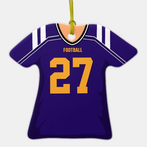 purple and gold jersey shirt