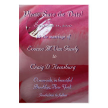 Customized Save The Date III Business Cards