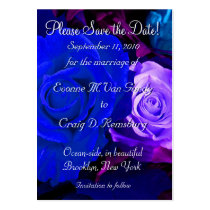 Customized Save The Date V business cards