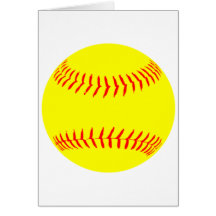 Customized Softball Card