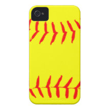 Customized Softball iPhone 4 Case-Mate Case