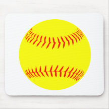 Customized Softball Mousepad
