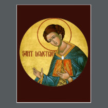 Customized St. Demetrius Prayer Card postcards