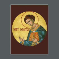 Customized St. Demetrius Prayer Card postcards