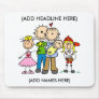 Customized Stick Family One Mousepad