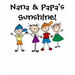 Customized Stick Figure Kids Family T-shirts