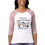 Customized Stick Figure Kids Family T-shirts