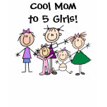 Customized Stick Figure Kids Family T-shirts