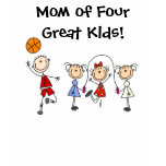 Customized Stick Figure Kids Family T-shirts