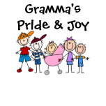 Customized Stick Figure Kids Family T-shirts