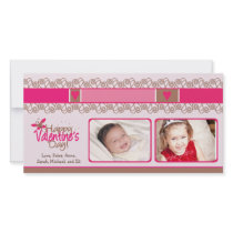 Customized Sweet Valentine's Day Two-Photo Card: 2 photo cards by HolidayEmporium Customized Sweet Valentine's Day Two-Photo Card: 2 photo cards