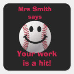 Customized Teacher stickers -  work is a hit